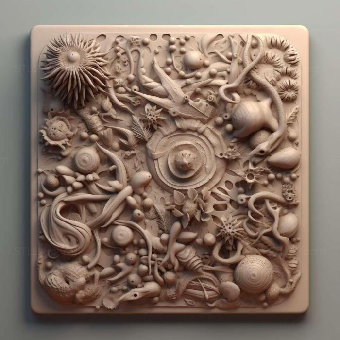 Patterns and decorations (Spore 4, PATTERN_308) 3D models for cnc